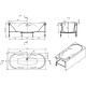 Акриловая ванна 179x79,5 см Roca Madeira 248525000