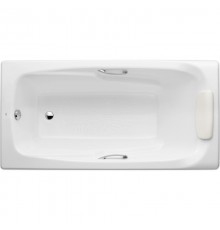 Чугунная ванна 170x85 см с противоскользящим покрытием Roca Ming 2302G000R