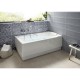 Чугунная ванна 170x85 см с противоскользящим покрытием Roca Ming 2302G000R