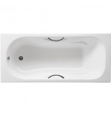 Чугунная ванна 150x75 см с противоскользящим покрытием Roca Malibu 2315G000R