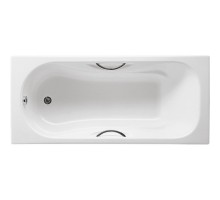 Чугунная ванна 170x70 см с противоскользящим покрытием Roca Malibu SET/2333G0000/526803010/150412330