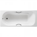 Чугунная ванна 160x75 см с противоскользящим покрытием Roca Malibu SET/2310G000R/526803010/150412330