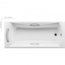 Акриловая ванна Sonata PU Plus 170x75 Ravak C9010P0000