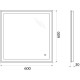 Зеркало 60x60 см BelBagno SPC-GRT-600-600-LED-TCH