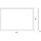 Зеркало 120x80 см BelBagno SPC-GRT-1200-800-LED-BTN