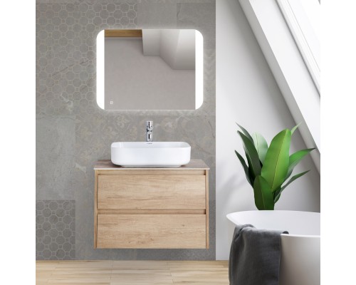 Зеркало 70x60 см BelBagno SPC-CEZ-700-600-LED-TCH