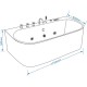 Акриловая гидромассажная ванна 170x80 см Grossman GR-17075-2317080