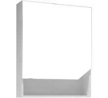 Зеркальный шкаф 60x85 см белый глянец L Grossman Инлайн 206002