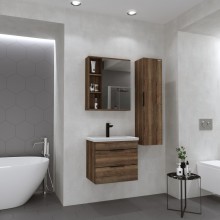 Комплект мебели темный дуб 71 см Grossman Форта 1070032 + 15840 + 2070022