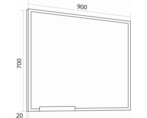 Комплект мебели дуб сонома/черный 87 см Grossman Солис 108501 + Y18298 + 209001