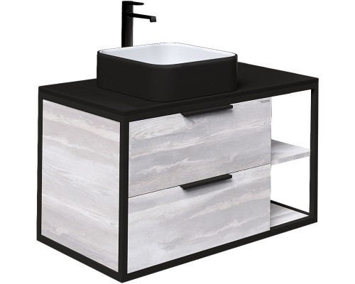 Комплект мебели шанико/черный 90 см Grossman Лофт 109002 + GR-4042BW + 209001