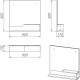 Комплект мебели дуб винтаж/графит 80 см Grossman Лайф 108015 + GR-3020 + 208008