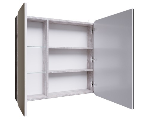 Комплект мебели бетон пайн/белый глянец 70,1 см Grossman Талис 107011 + 4627173210171 + 207006