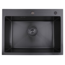 Мойка НЕРЖ  58х48  (ГРАФИТ) с дозатором HANSEN  (1шт)