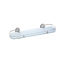 Стеклянна полка Hansen HA31007-1 хром
