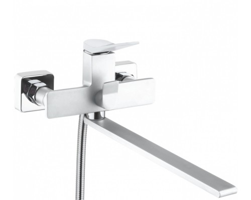 Смеситель для ванны из латуни Hansen HL22099-F белый/хром Смеситель для ванны из латуни Hansen HL22099-F белый/хром