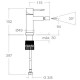 Смеситель для биде без донного клапана Ramon Soler Odisea 390301