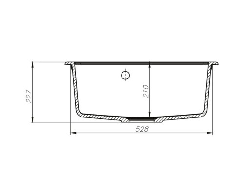 Кухонная мойка шоколад IDDIS Vane G V31C571I87