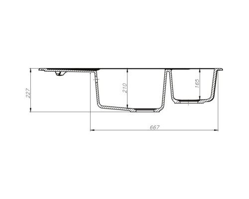 Кухонная мойка белый IDDIS Vane G V30W965I87