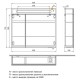 Зеркальный шкаф 80x70 см белый R IDDIS Mirro New NMIR802i99