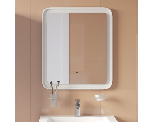 Зеркало 60x70 см белый матовый IDDIS Esper ESP6000i98