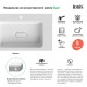 Тумба с раковиной белый матовый 97 см IDDIS Esper ESP10W0i95K