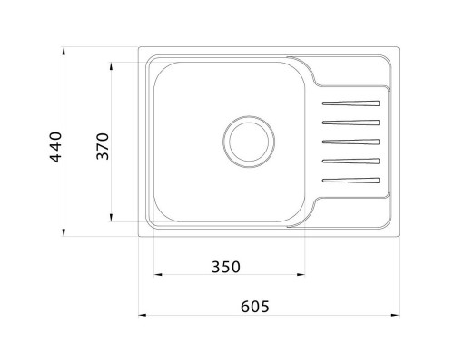 Кухонная мойка IDDIS Sound шелк SND60SDi77