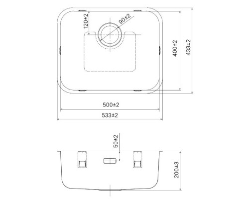 Кухонная мойка IDDIS Mate матовая сталь MAT53S0i77