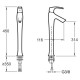 Смеситель для раковины-чаши Jacob Delafon Symbol E19909-4-CP
