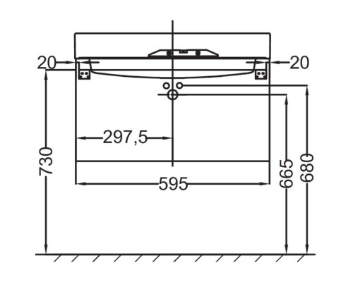 Тумба белый глянец 59,5 см Jacob Delafon Rythmik EB1301-G1C