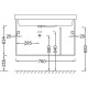 Тумба белый 76 см Jacob Delafon Soprano EB1333-N18