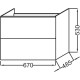 Тумба нежно-розовый матовый 67 см Jacob Delafon Odeon Up EB890-M71