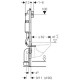 Комплект подвесной унитаз Jacob Delafon Escale E1306-00 + система инсталляции Geberit 458.125.21.1