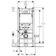 Комплект подвесной унитаз Jacob Delafon Struktura EDF102-00 + E4272-00 + система инсталляции Geberit 458.124.21.1