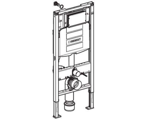 Комплект подвесной унитаз Jacob Delafon Struktura EDF102-00 + E4272-00 + система инсталляции Geberit 111.300.00.5