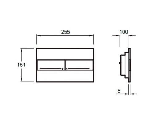 Комплект подвесной унитаз Jacob Delafon Struktura EDF102-00 + E70025-00 + система инсталляции Jacob Delafon E5504-NF + E4316-CP