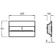 Комплект подвесной унитаз Jacob Delafon Struktura EDE102-00 + E20606-WTE + система инсталляции Jacob Delafon E29025-NF + E4316-CP