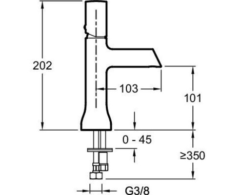 Комплект смесителей Jacob Delafon Toobi E8963-CP + E7329-CP + E99898RU-CP