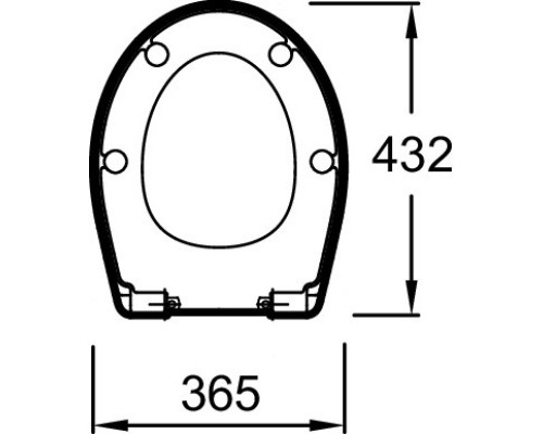 Сиденье для унитаза Jacob Delafon Brive E4357-00