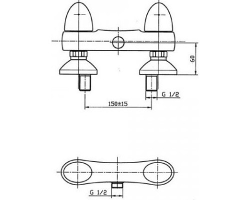 Смеситель для душа Jacob Delafon Galatee E71785