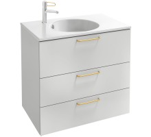 Тумба белый глянец 80 см Jacob Delafon Odeon Rive Gauche EB2532-R8-G1C