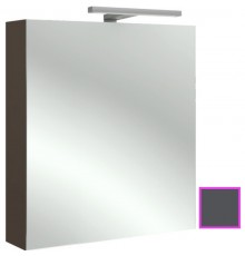 Зеркальный шкаф левосторонний серый антрацит 60х65 см Jacob Delafon Odeon Up EB795GRU-442