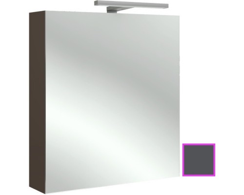 Зеркальный шкаф правосторонний серый антрацит 60х65 см Jacob Delafon Odeon Up EB795DRU-442