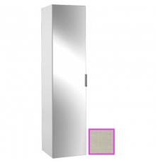 Пенал серый натуральный с реверсивной зеркальной дверцей Jacob Delafon Odeon Up EB873-F83