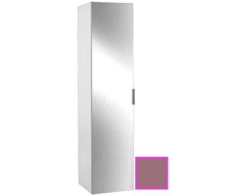 Пенал нежно-розовый матовый с реверсивной зеркальной дверцей Jacob Delafon Odeon Up EB873-M71