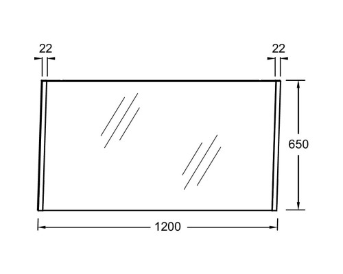 Зеркало 120x65 см натуральный дуб Jacob Delafon Sherwood EB1838RU-P6