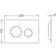 Комплект подвесной унитаз Jacob Delafon Struktura EDF102-00 + E4272-00 + система инсталляции TECE 9300302 + 9240921