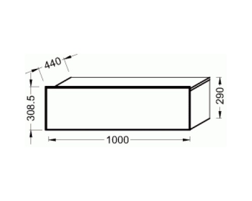 Тумба капучино Jacob Delafon Formilia EB1016-HU-F47