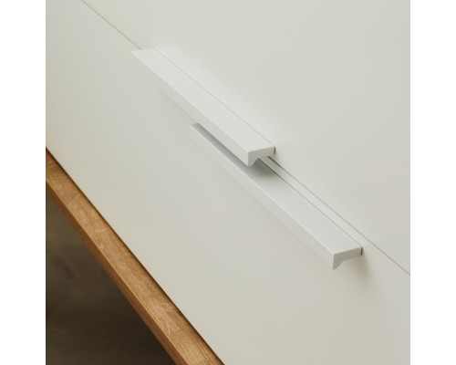 Пара ручек для мебели под раковину белый сатин Jacob Delafon Vivienne EB1589-F30