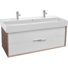 Тумба дуб давос/белый глянец 119,9 см Jacob Delafon Vivienne EB1669-E75-J5